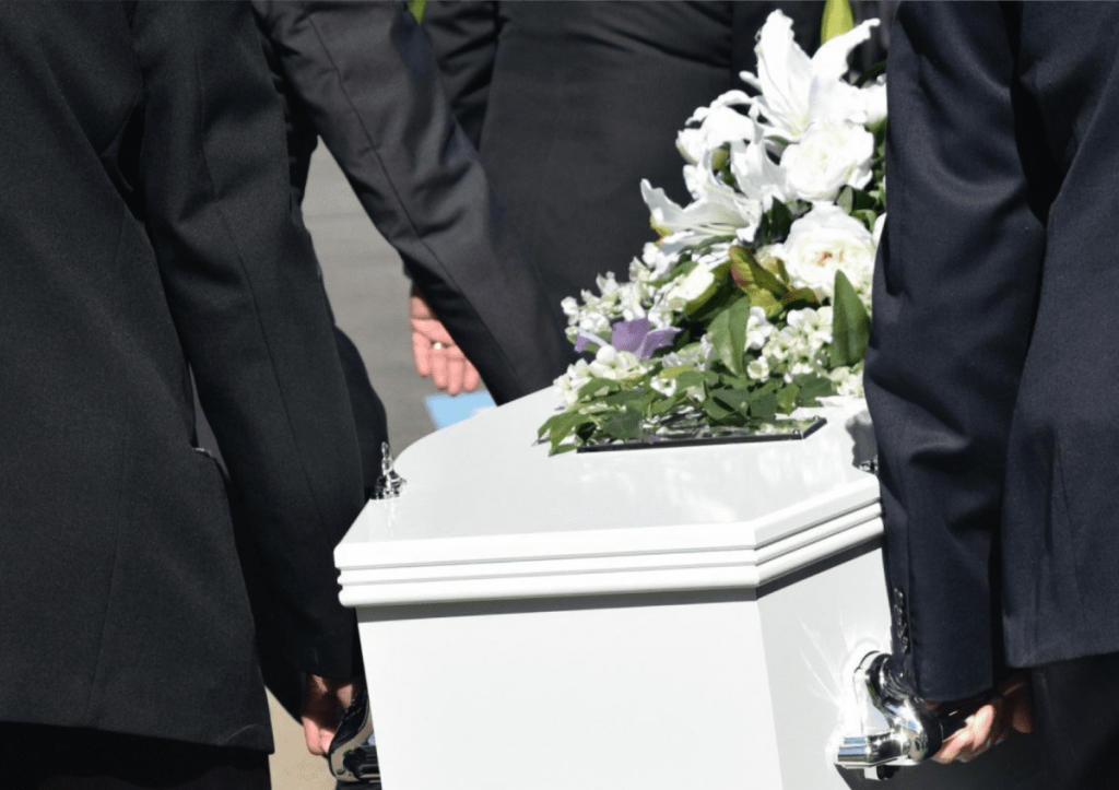 funeral services coffin video live stream
